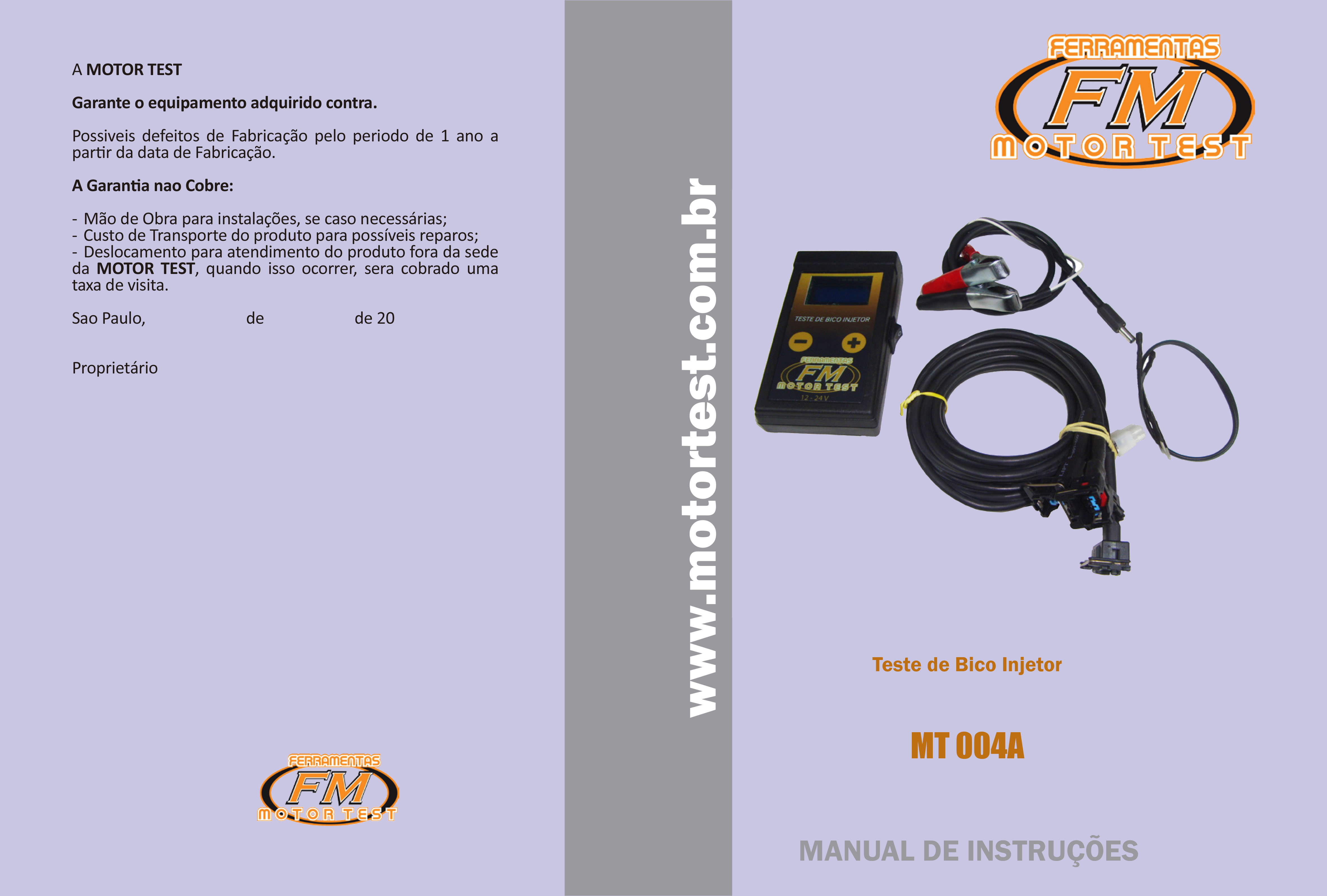 pacote de motortest