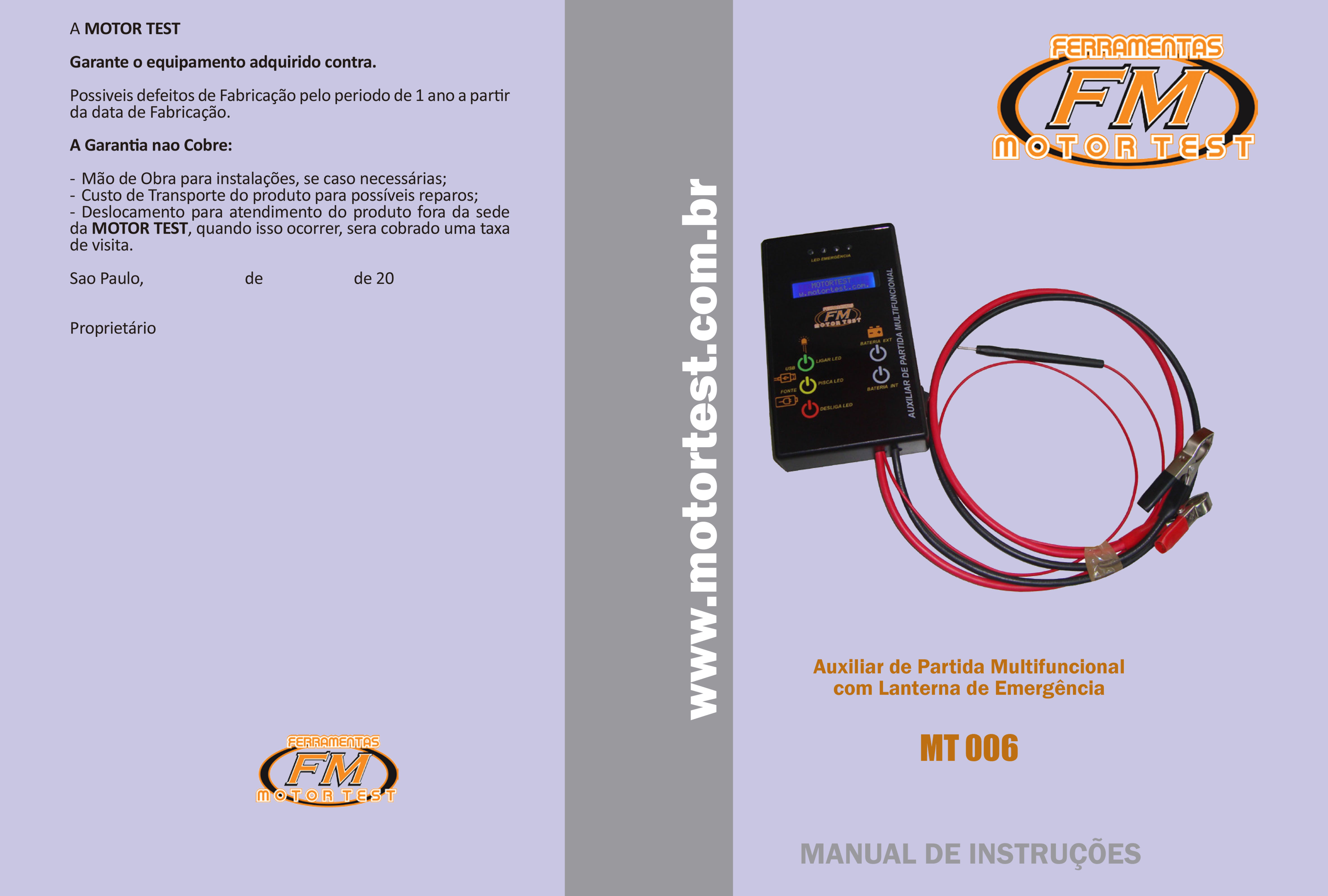 pacote de motortest
